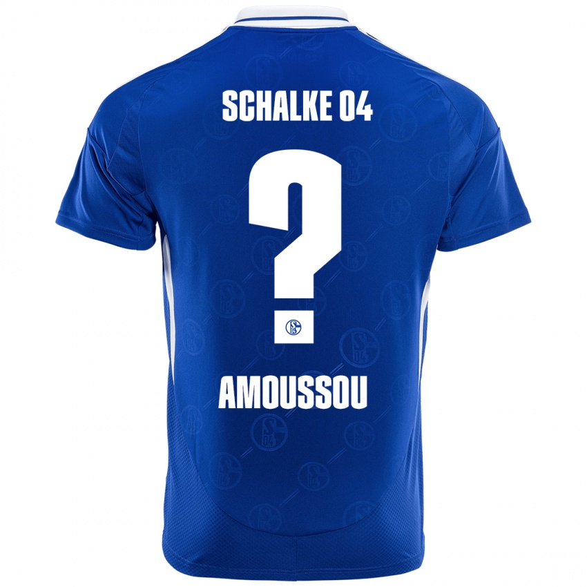 Hombre Camiseta Zaid Amoussou #0 Azul Real 1ª Equipación 2024/25 La Camisa Argentina