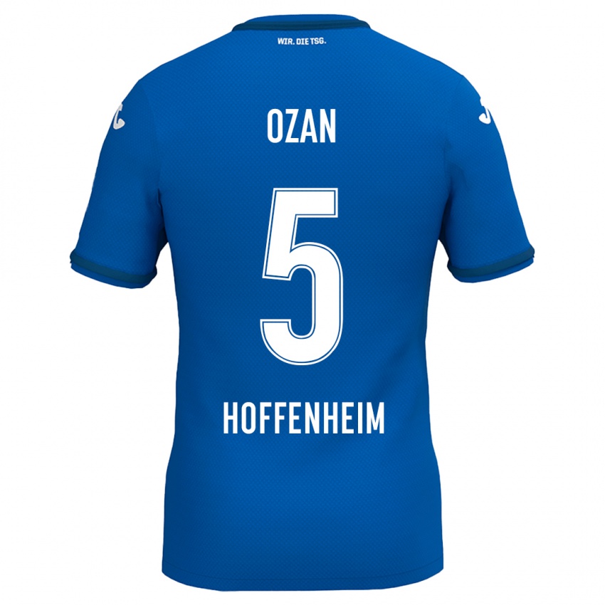 Hombre Camiseta Ozan Kabak #5 Azul Real 1ª Equipación 2024/25 La Camisa Argentina