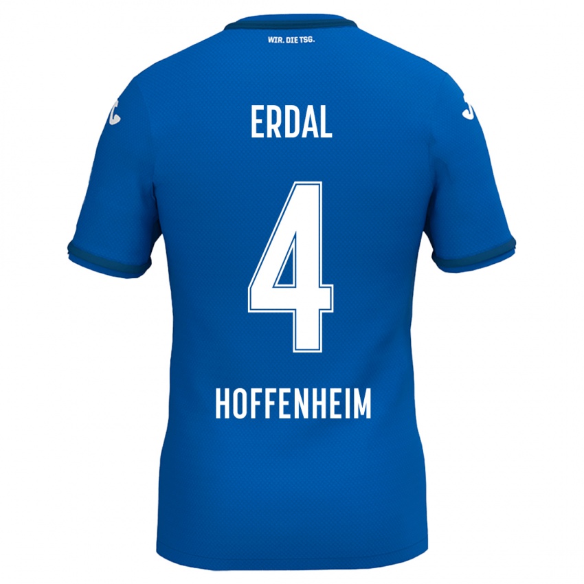 Hombre Camiseta İzzet Erdal #4 Azul Real 1ª Equipación 2024/25 La Camisa Argentina