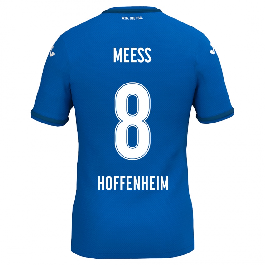 Hombre Camiseta Jakob Meeß #8 Azul Real 1ª Equipación 2024/25 La Camisa Argentina