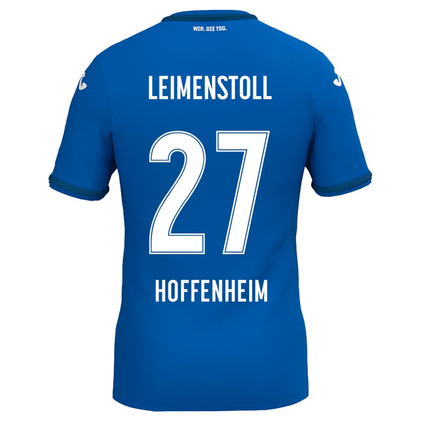 Hombre Camiseta Vanessa Leimenstoll #27 Azul Real 1ª Equipación 2024/25 La Camisa Argentina