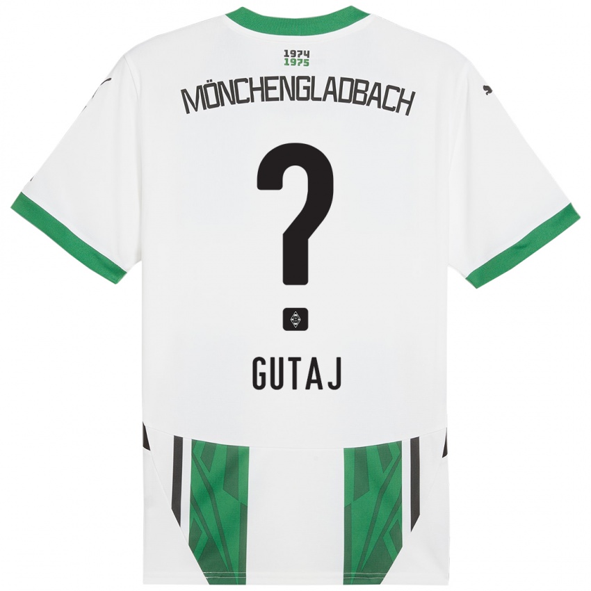 Hombre Camiseta Lindsay Gutaj #0 Blanco Verde 1ª Equipación 2024/25 La Camisa Argentina