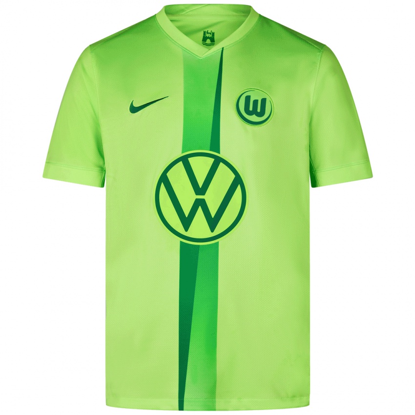 Hombre Camiseta Adrian Doci #22 Verde Fluorescente 1ª Equipación 2024/25 La Camisa Argentina