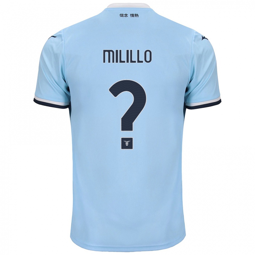 Hombre Camiseta Flavio Milillo #0 Azul 1ª Equipación 2024/25 La Camisa Argentina