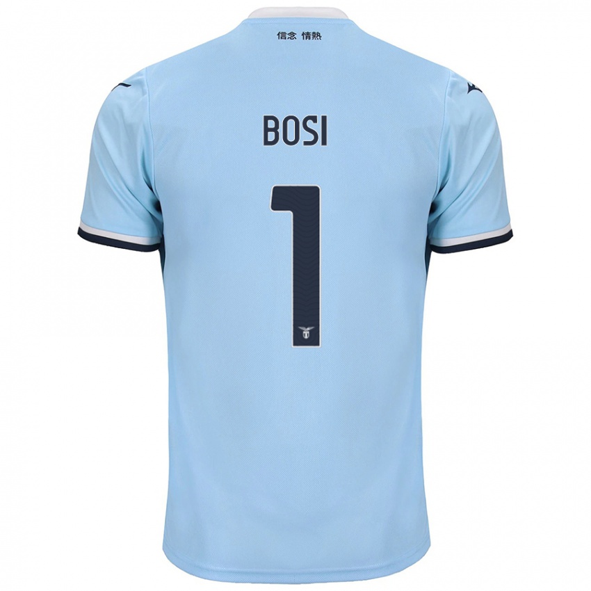 Hombre Camiseta Gioele Bosi #1 Azul 1ª Equipación 2024/25 La Camisa Argentina