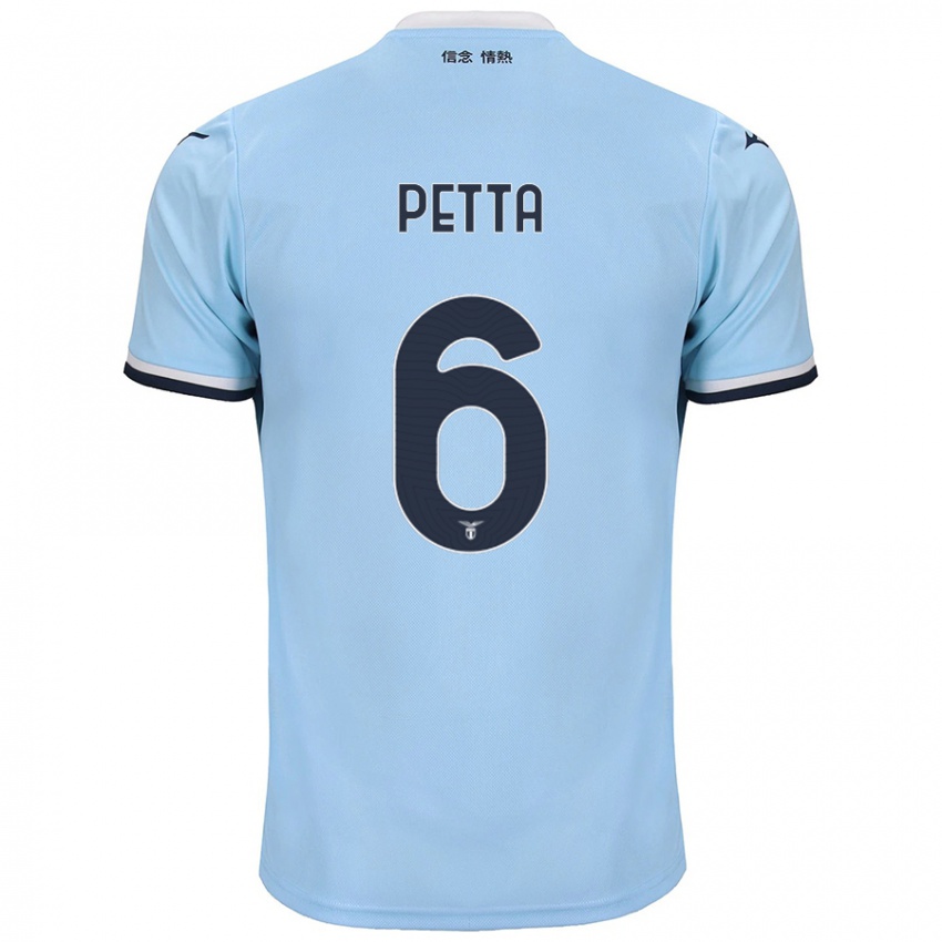 Hombre Camiseta Andrea Petta #6 Azul 1ª Equipación 2024/25 La Camisa Argentina