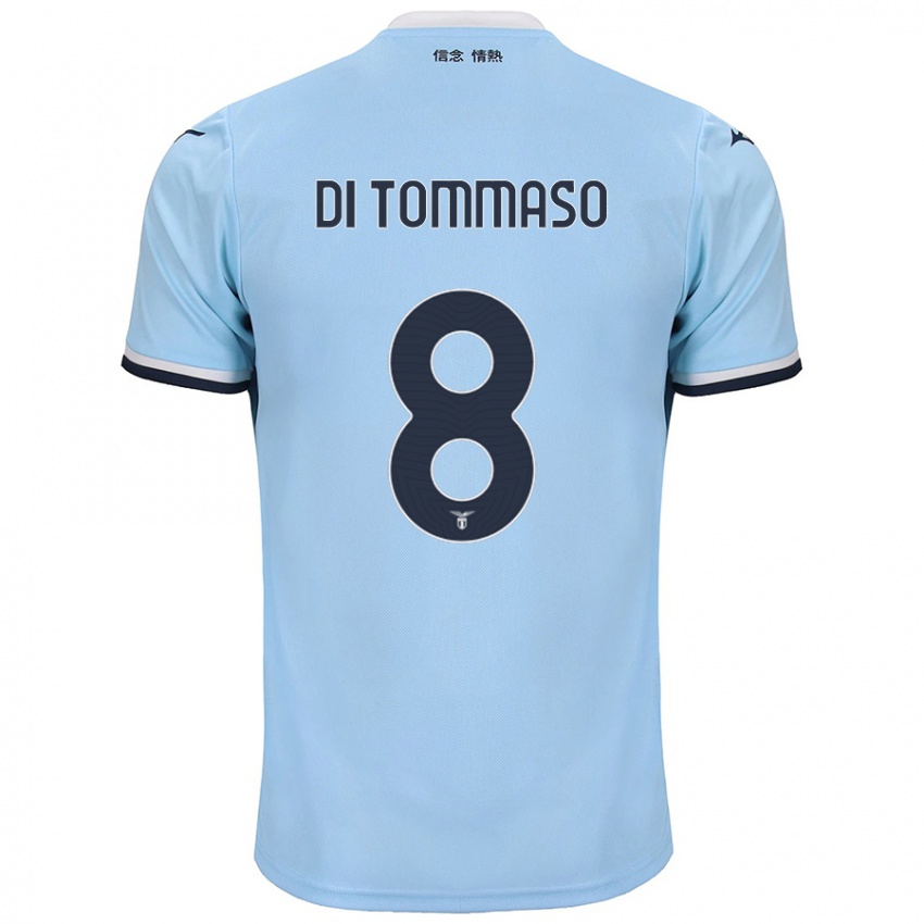 Hombre Camiseta Leonardo Di Tommaso #8 Azul 1ª Equipación 2024/25 La Camisa Argentina