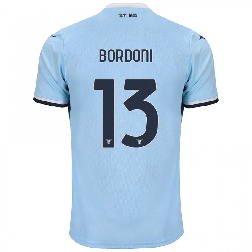 Hombre Camiseta Tommaso Bordoni #13 Azul 1ª Equipación 2024/25 La Camisa Argentina