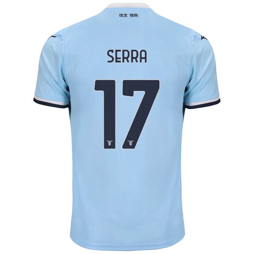 Hombre Camiseta Federico Serra #17 Azul 1ª Equipación 2024/25 La Camisa Argentina