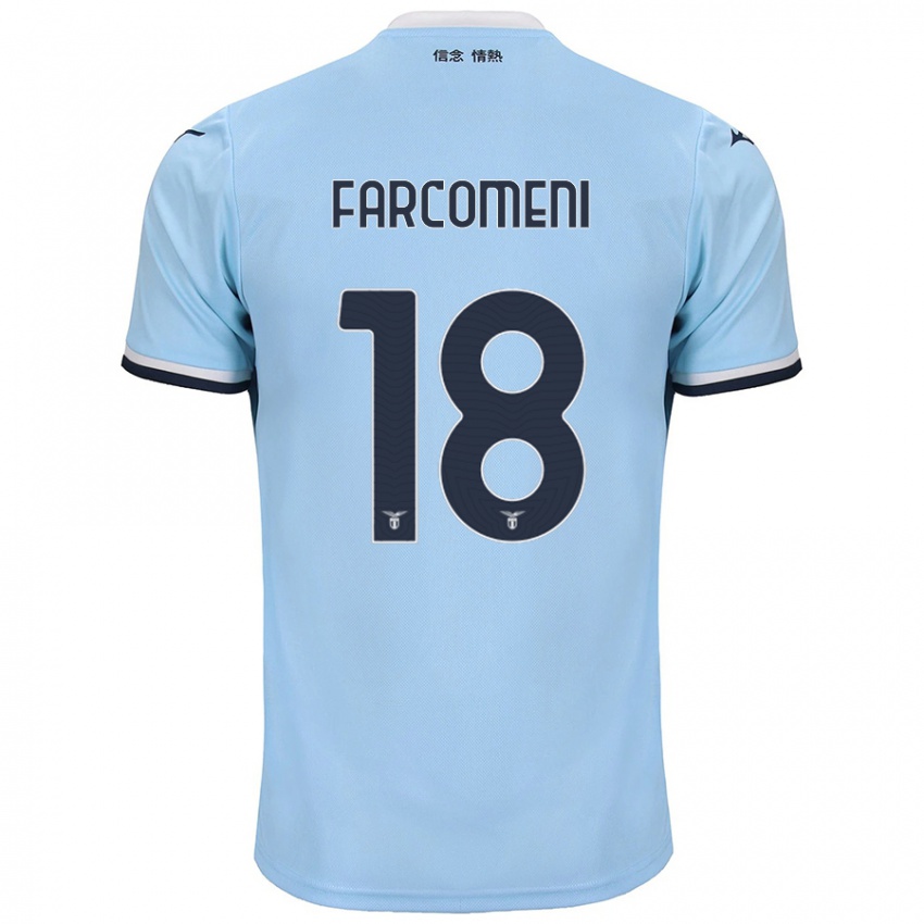 Hombre Camiseta Valerio Farcomeni #18 Azul 1ª Equipación 2024/25 La Camisa Argentina