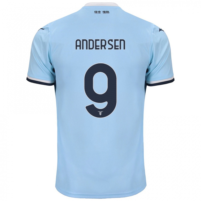 Hombre Camiseta Signe Holt Andersen #9 Azul 1ª Equipación 2024/25 La Camisa Argentina