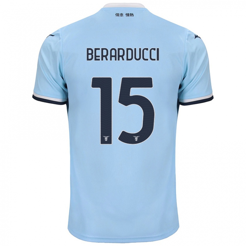 Hombre Camiseta Martina Berarducci #15 Azul 1ª Equipación 2024/25 La Camisa Argentina