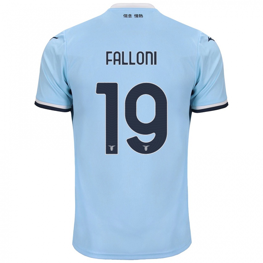 Hombre Camiseta Ludovica Falloni #19 Azul 1ª Equipación 2024/25 La Camisa Argentina