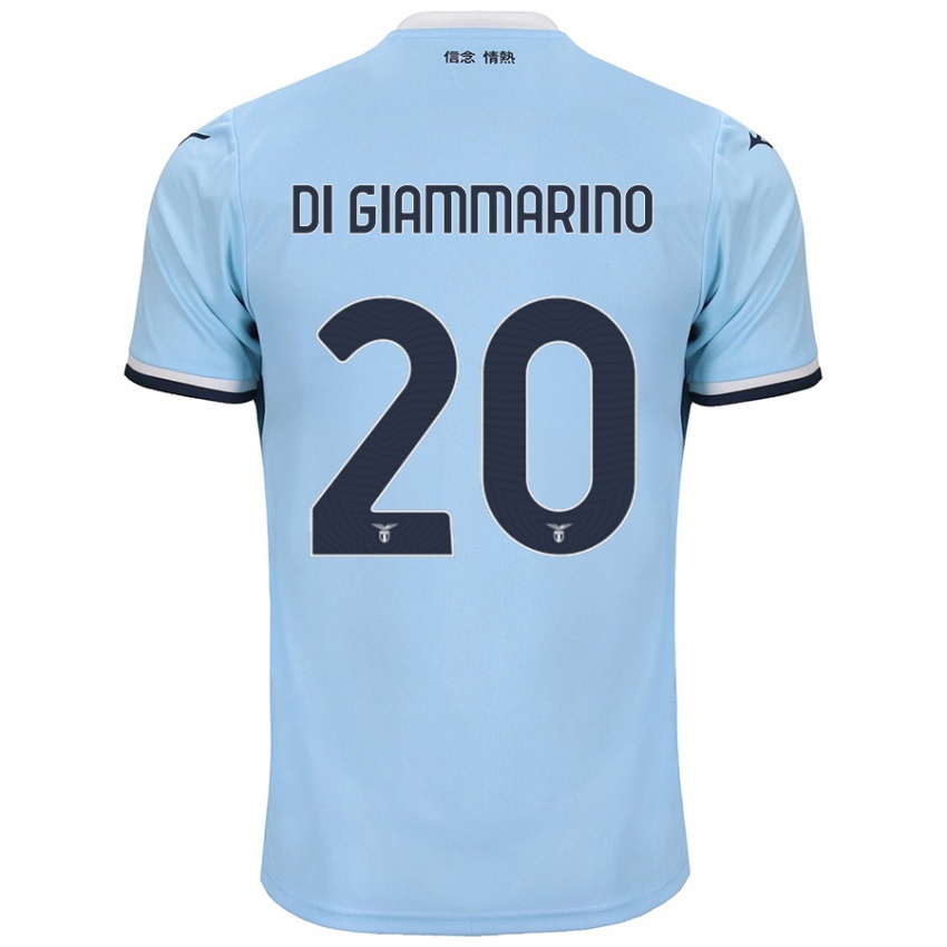 Hombre Camiseta Virginia Di Giammarino #20 Azul 1ª Equipación 2024/25 La Camisa Argentina