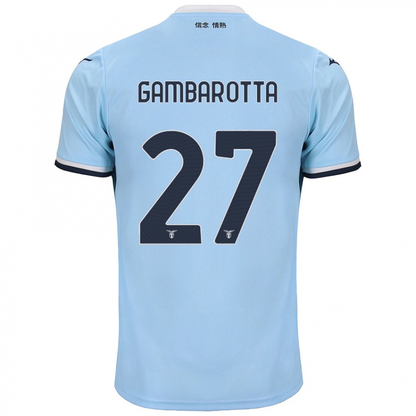 Hombre Camiseta Margot Gambarotta #27 Azul 1ª Equipación 2024/25 La Camisa Argentina