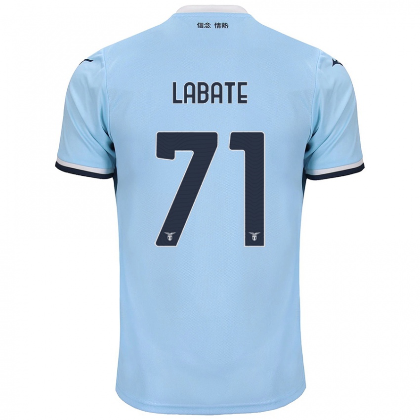 Hombre Camiseta Camilla Labate #71 Azul 1ª Equipación 2024/25 La Camisa Argentina