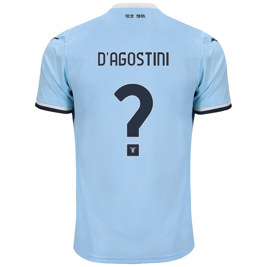 Hombre Camiseta Stefano D'agostini #0 Azul 1ª Equipación 2024/25 La Camisa Argentina