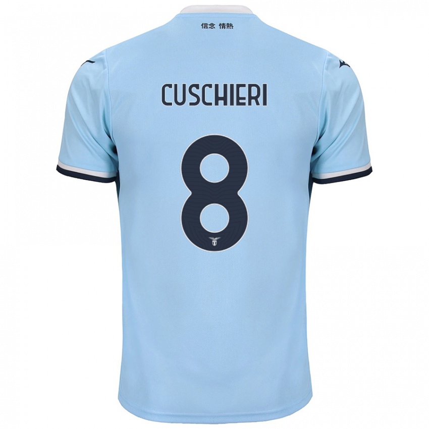 Hombre Camiseta Rachel Cuschieri #8 Azul 1ª Equipación 2024/25 La Camisa Argentina