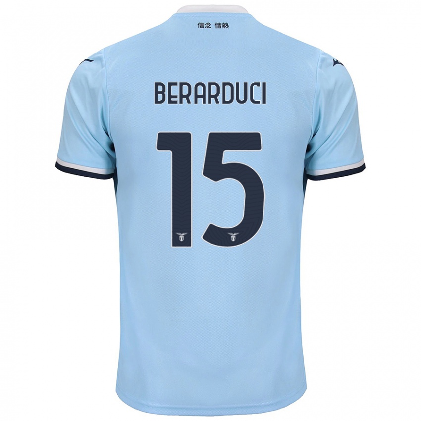 Hombre Camiseta Martina Berarduci #15 Azul 1ª Equipación 2024/25 La Camisa Argentina