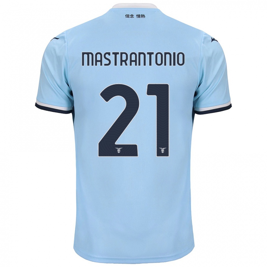 Hombre Camiseta Ella Mastrantonio #21 Azul 1ª Equipación 2024/25 La Camisa Argentina