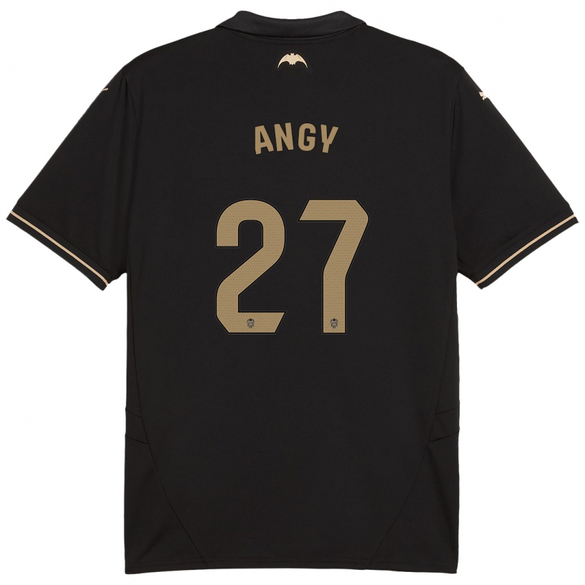 Hombre Camiseta Angy #27 Negro 2ª Equipación 2024/25 La Camisa Argentina