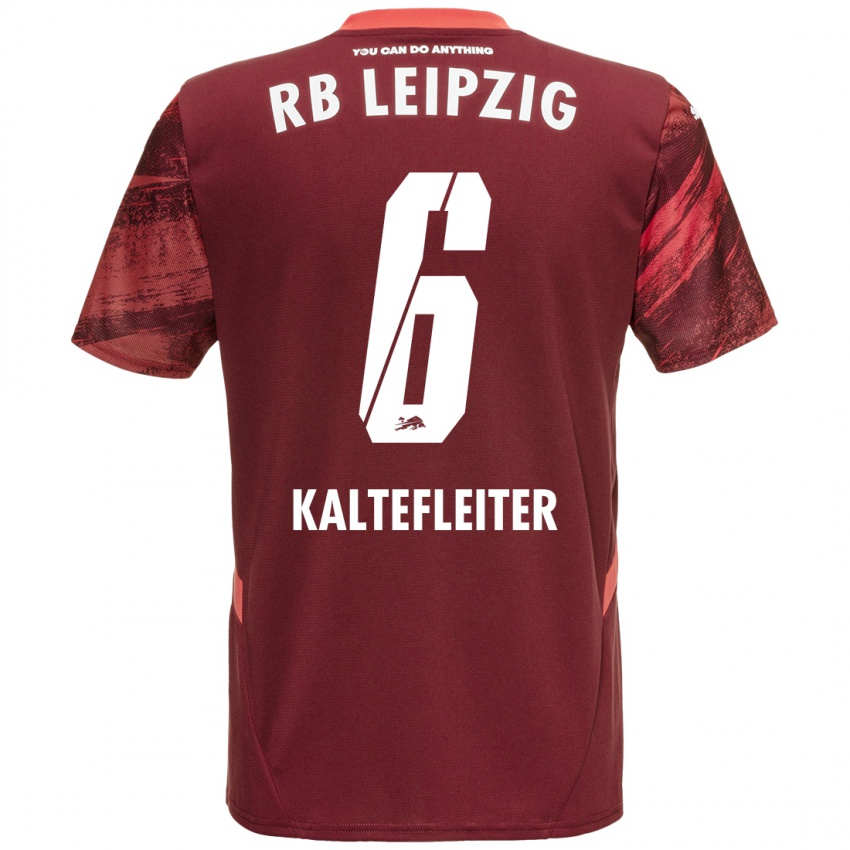 Hombre Camiseta Benno Kaltefleiter #6 Borgoña 2ª Equipación 2024/25 La Camisa Argentina