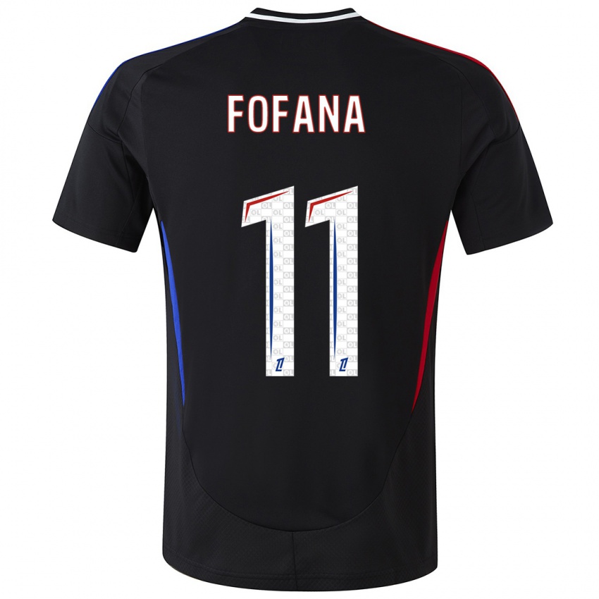 Hombre Camiseta Malick Fofana #11 Negro 2ª Equipación 2024/25 La Camisa Argentina