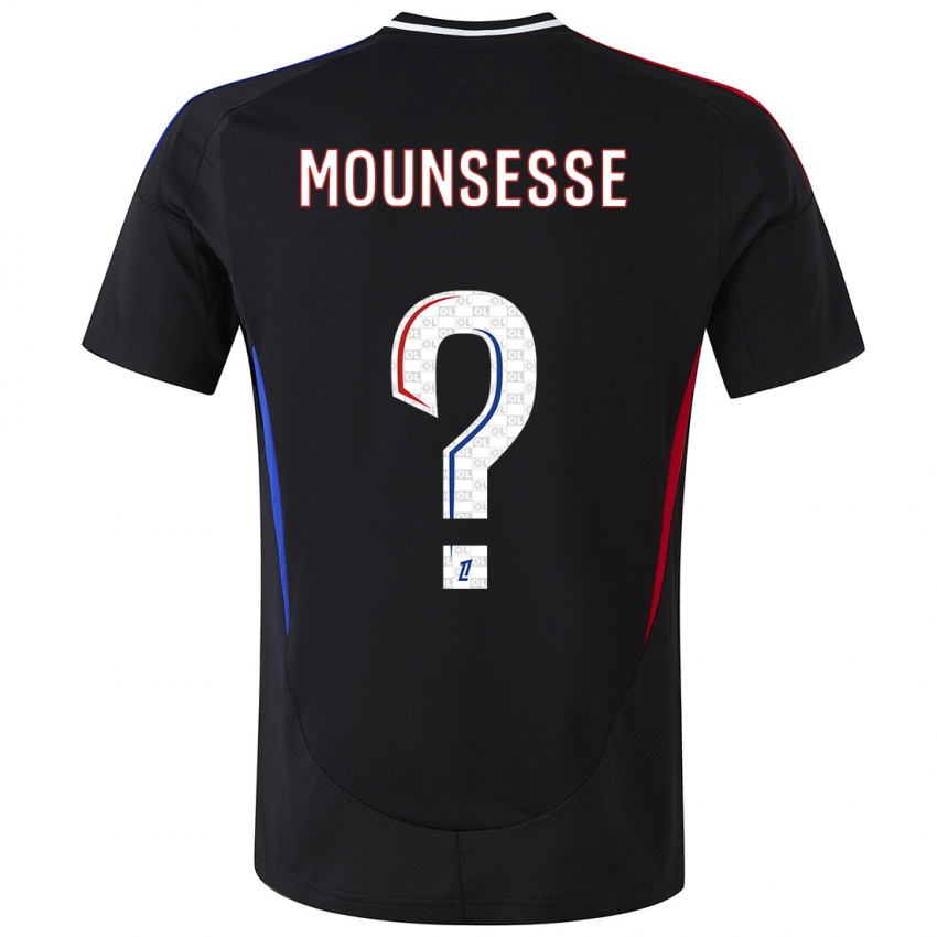 Hombre Camiseta Jeremy Mounsesse #0 Negro 2ª Equipación 2024/25 La Camisa Argentina