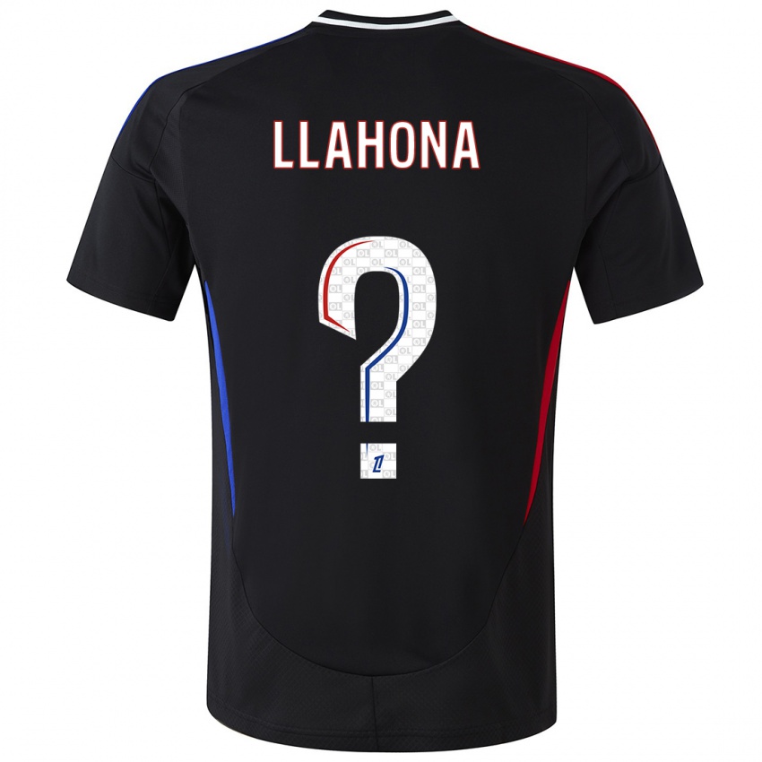 Hombre Camiseta Yann Llahona #0 Negro 2ª Equipación 2024/25 La Camisa Argentina