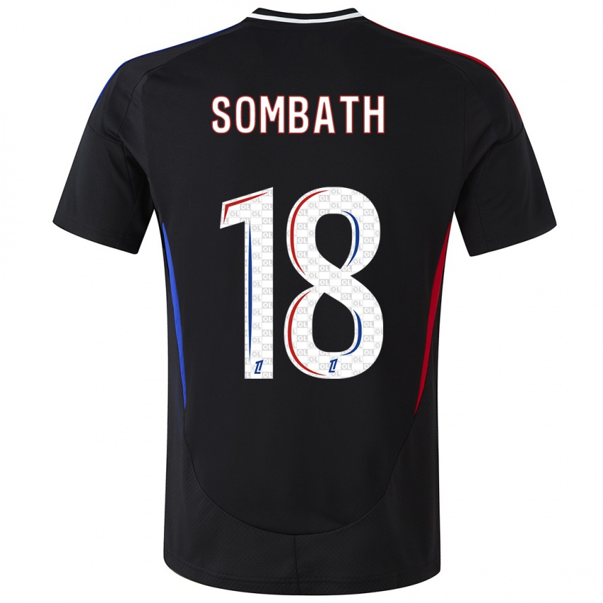 Hombre Camiseta Alice Sombath #18 Negro 2ª Equipación 2024/25 La Camisa Argentina