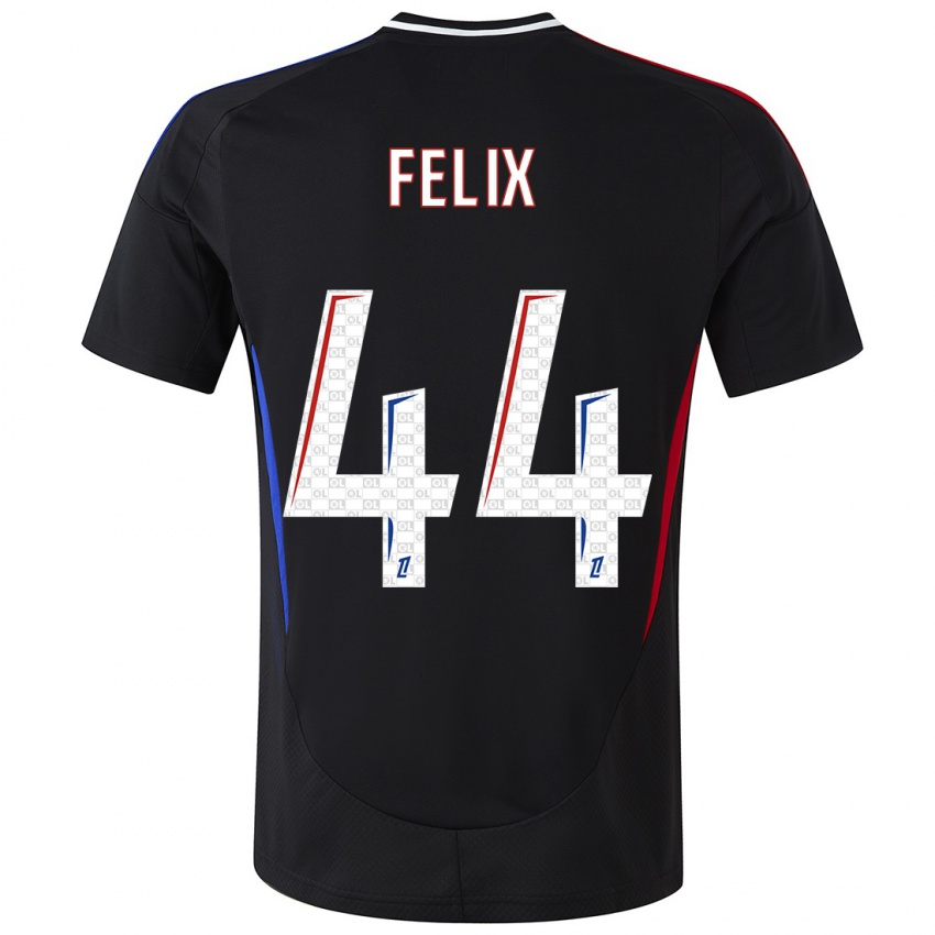 Hombre Camiseta Marley Felix #44 Negro 2ª Equipación 2024/25 La Camisa Argentina