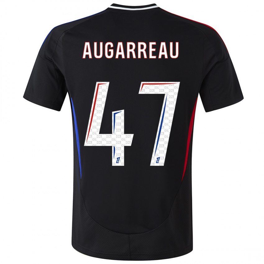 Hombre Camiseta Sofiane Augarreau #47 Negro 2ª Equipación 2024/25 La Camisa Argentina