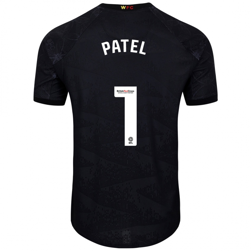 Hombre Camiseta Safia Middleton-Patel #1 Negro Blanco 2ª Equipación 2024/25 La Camisa Argentina