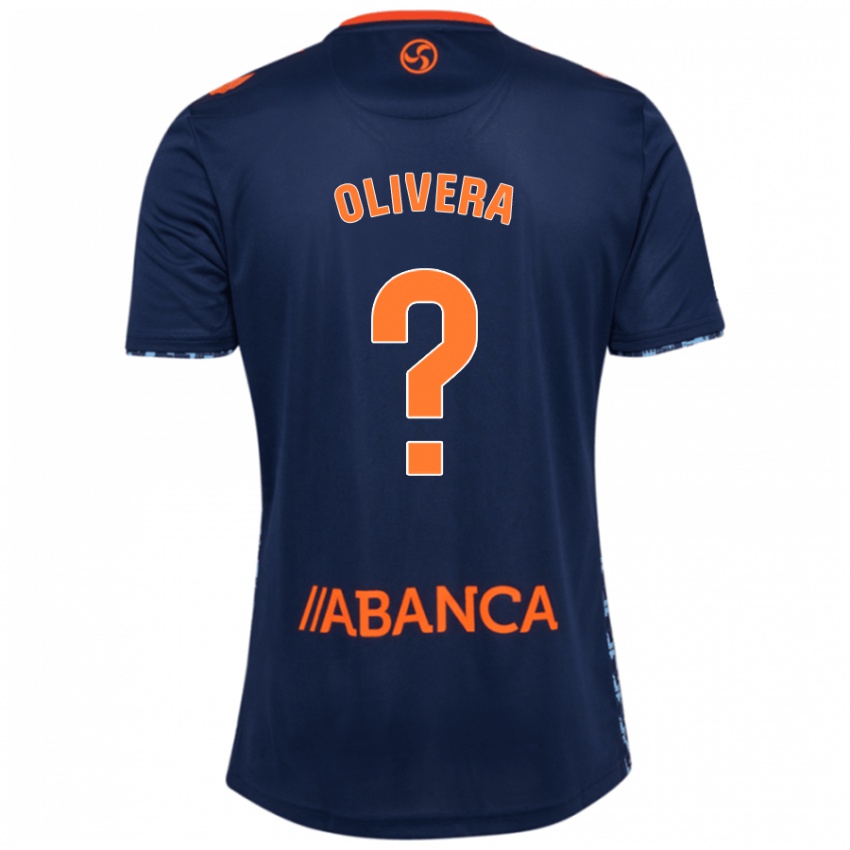 Hombre Camiseta Nacho Olivera #0 Azul Marino 2ª Equipación 2024/25 La Camisa Argentina