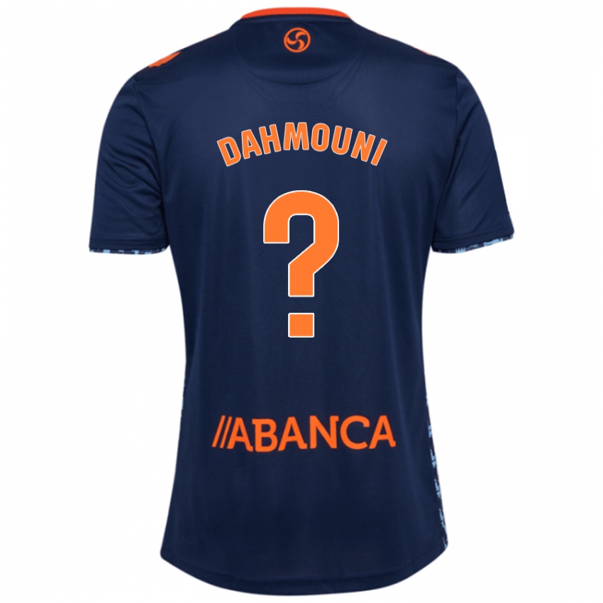 Hombre Camiseta Moha Dahmouni #0 Azul Marino 2ª Equipación 2024/25 La Camisa Argentina