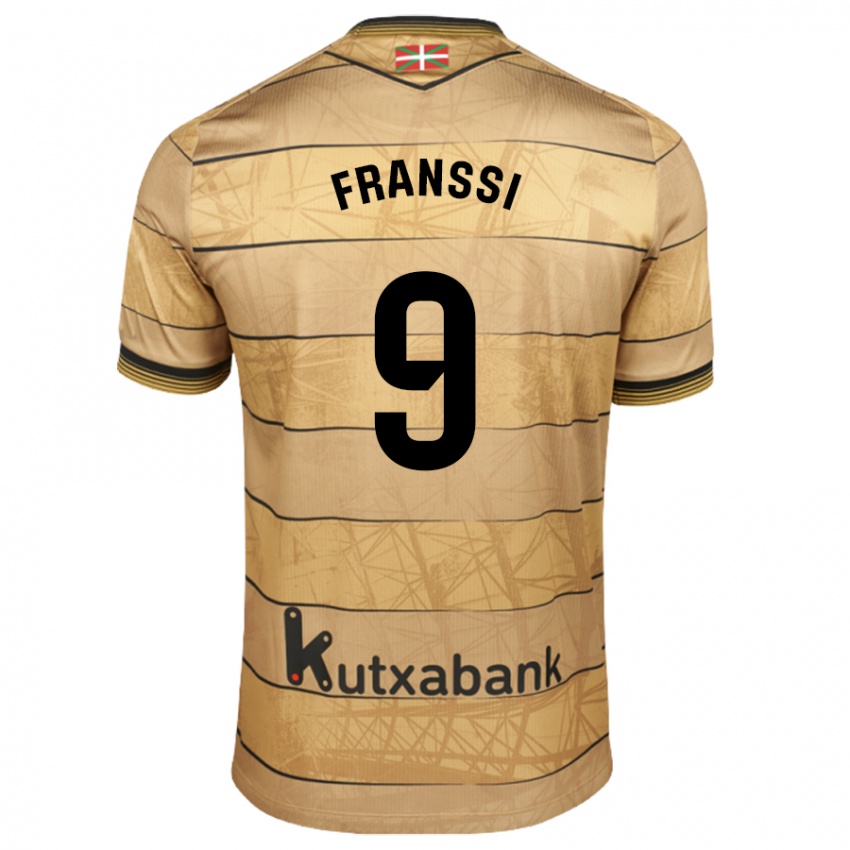 Hombre Camiseta Sanni Maija Franssi #9 Marrón 2ª Equipación 2024/25 La Camisa Argentina