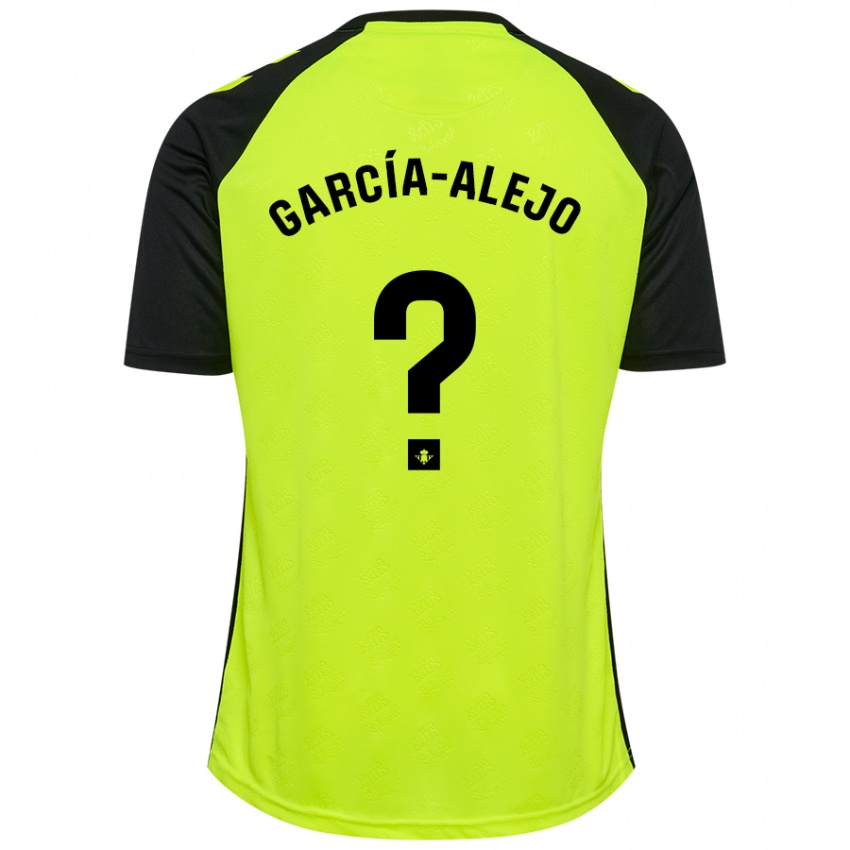 Hombre Camiseta Raúl García-Alejo #0 Amarillo Fluorescente Negro 2ª Equipación 2024/25 La Camisa Argentina