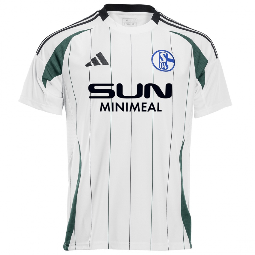 Hombre Camiseta Arian Güzel #0 Blanco Verde 2ª Equipación 2024/25 La Camisa Argentina