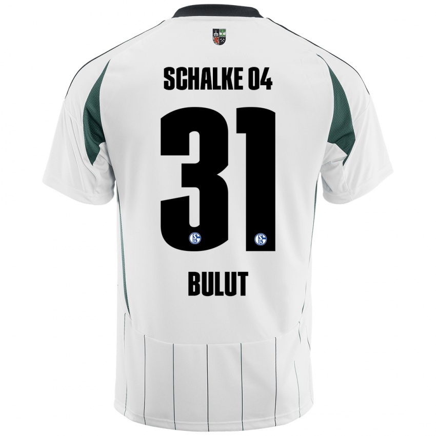 Hombre Camiseta Taylan Bulut #31 Blanco Verde 2ª Equipación 2024/25 La Camisa Argentina