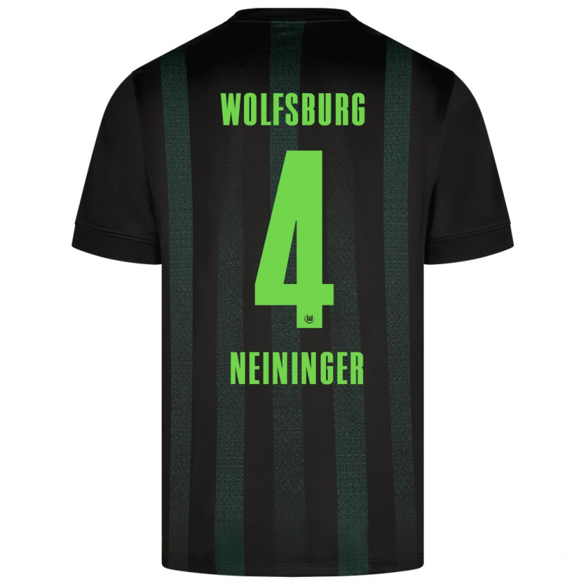 Hombre Camiseta Till Neininger #4 Verde Oscuro 2ª Equipación 2024/25 La Camisa Argentina