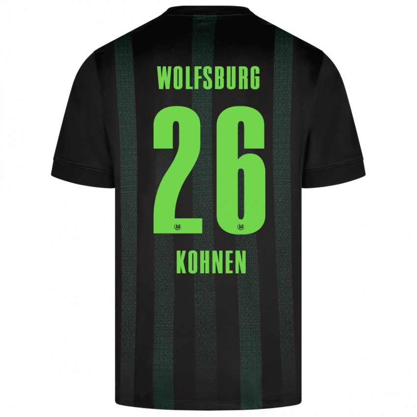 Hombre Camiseta Ben Kohnen #26 Verde Oscuro 2ª Equipación 2024/25 La Camisa Argentina