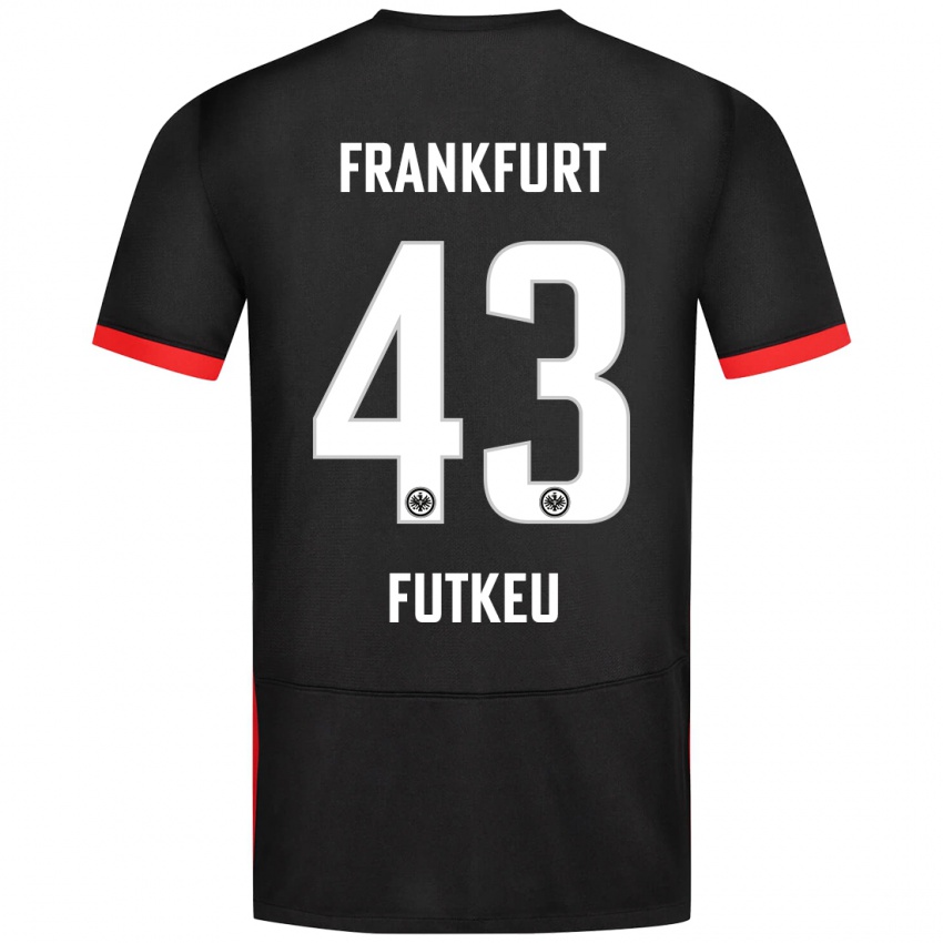 Hombre Camiseta Noel Futkeu #43 Negro 2ª Equipación 2024/25 La Camisa Argentina