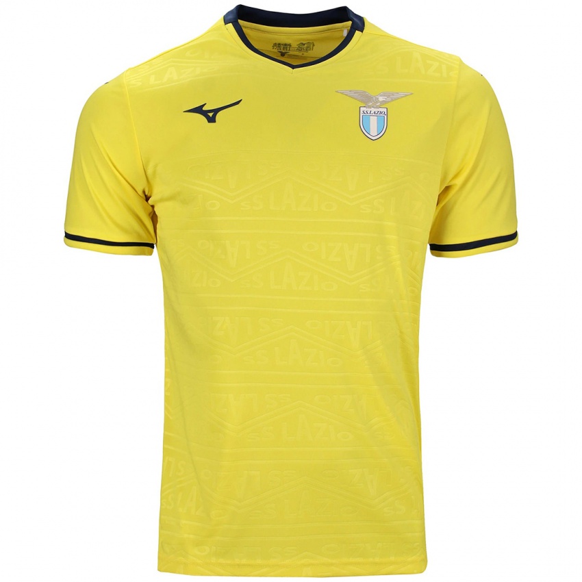 Hombre Camiseta Filippo Pappandrea #0 Amarillo 2ª Equipación 2024/25 La Camisa Argentina