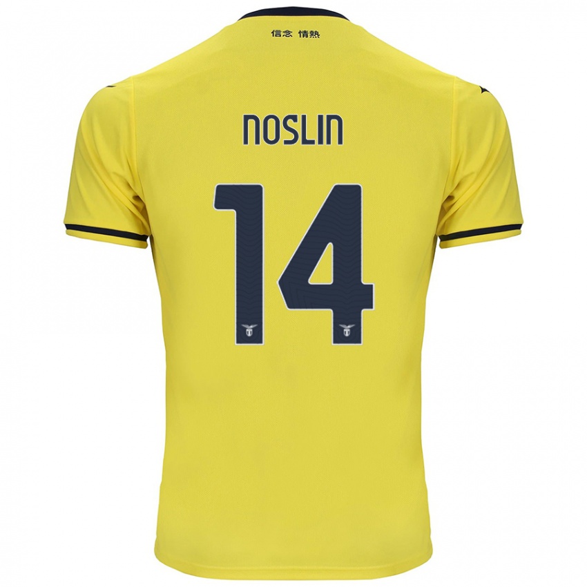 Hombre Camiseta Tijjani Noslin #14 Amarillo 2ª Equipación 2024/25 La Camisa Argentina