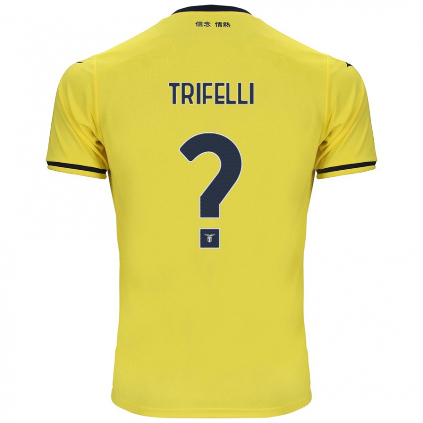 Hombre Camiseta Cristiano Trifelli #0 Amarillo 2ª Equipación 2024/25 La Camisa Argentina