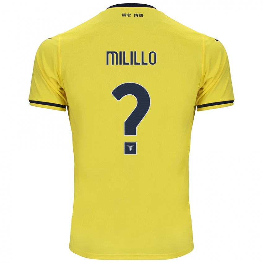 Hombre Camiseta Flavio Milillo #0 Amarillo 2ª Equipación 2024/25 La Camisa Argentina