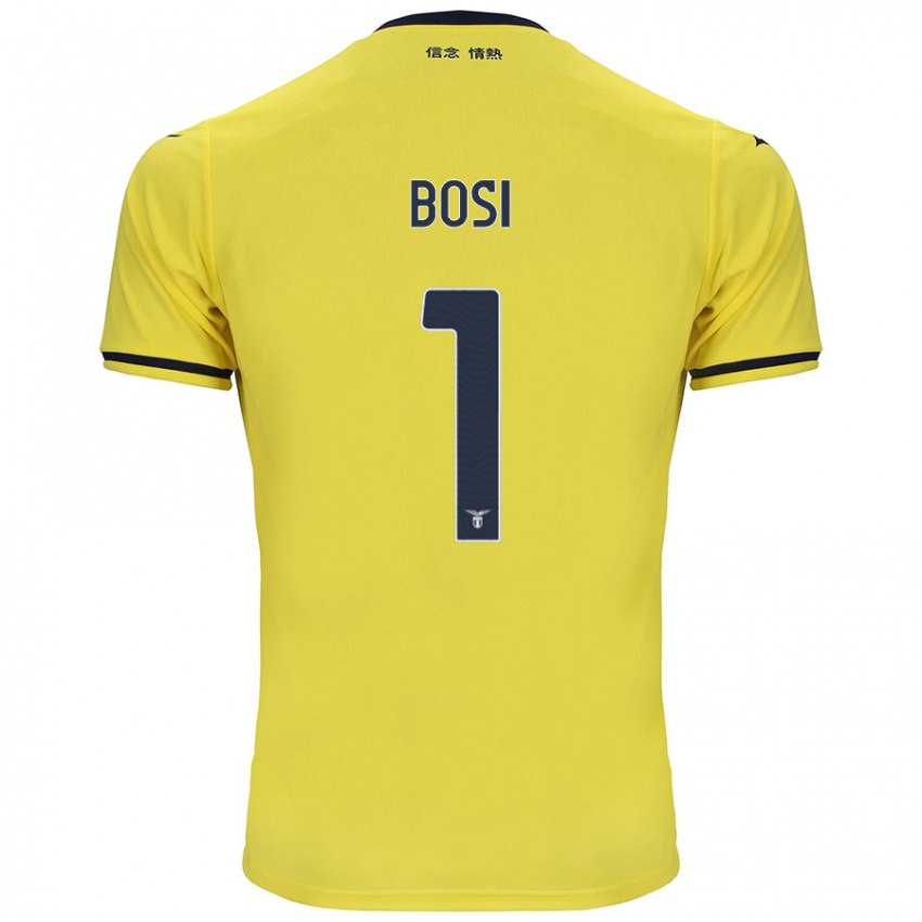 Hombre Camiseta Gioele Bosi #1 Amarillo 2ª Equipación 2024/25 La Camisa Argentina