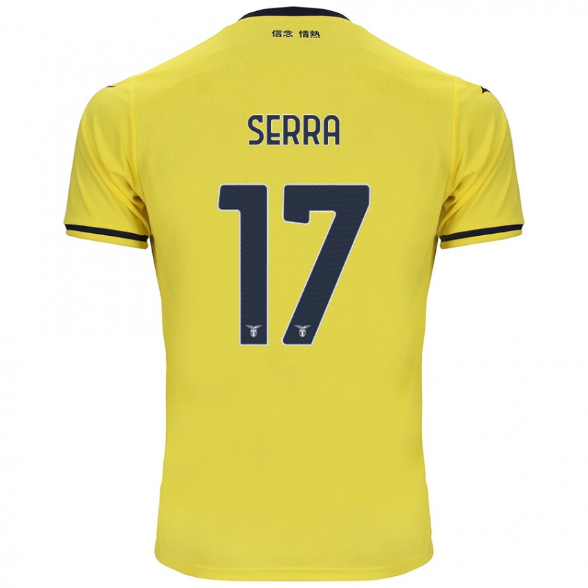 Hombre Camiseta Federico Serra #17 Amarillo 2ª Equipación 2024/25 La Camisa Argentina