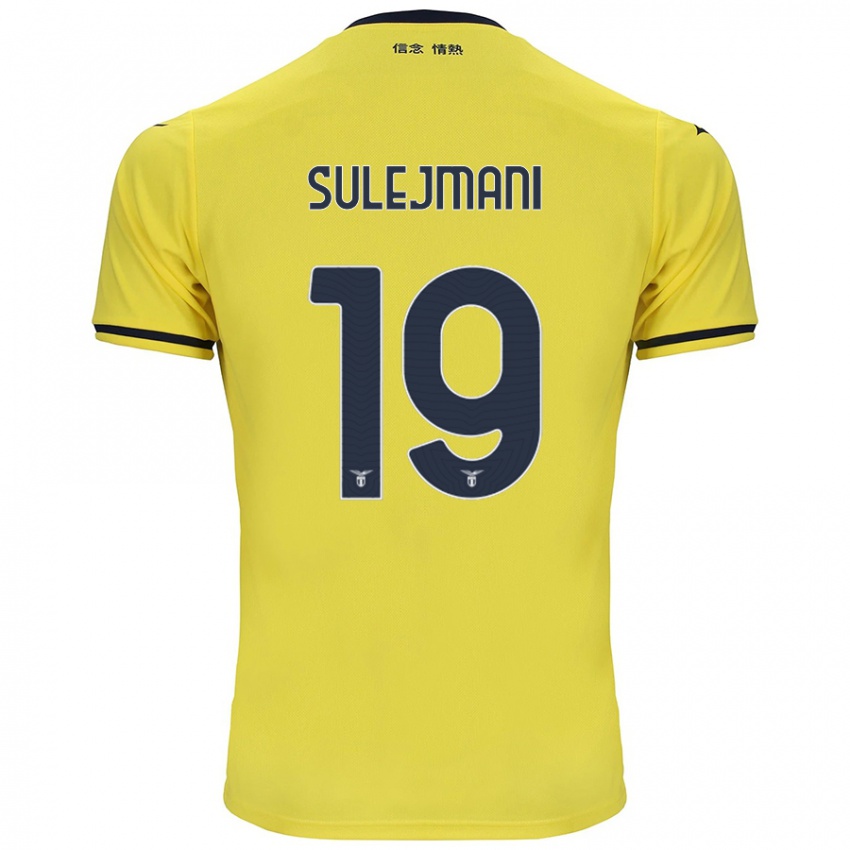 Hombre Camiseta Flavio Sulejmani #19 Amarillo 2ª Equipación 2024/25 La Camisa Argentina