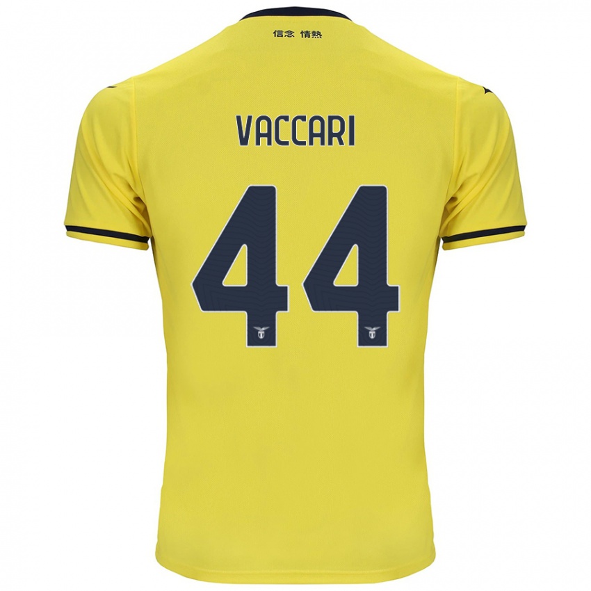 Hombre Camiseta Flavia Vaccari #44 Amarillo 2ª Equipación 2024/25 La Camisa Argentina